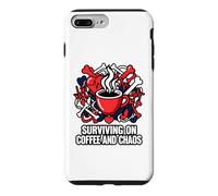 Carcasa para iPhone 7 Plus/8 Plus Nurse Life Surviving On Coffee and Chaos ER