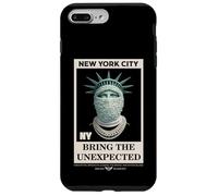 Carcasa para iPhone 7 Plus/8 Plus NYC Statue of Liberty with Fur Mask Bring The Unexpected