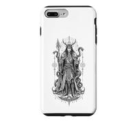 Carcasa para iPhone 7 Plus/8 Plus Obra de Arte mitológica de Loki Trickster God Norse Serpent Rune