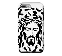 Carcasa para iPhone 7 Plus/8 Plus Oculto Jesús Rostro Ilusión óptica Cristiano