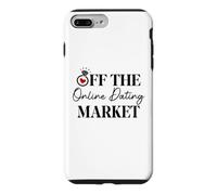 Carcasa para iPhone 7 Plus/8 Plus Off The Online Dating Market Bridal Shower Bride Newlywed
