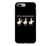 Carcasa para iPhone 7 Plus/8 Plus Off to Actively Monitor Teacher Testing Day Funny Goose