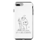 Carcasa para iPhone 7 Plus/8 Plus Off To Cause A Kerfuffle Wizard Bigfoot Funny Sasquatch