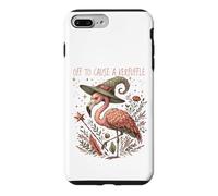 Carcasa para iPhone 7 Plus/8 Plus Off To Cause A Kerfuffle Wizarding Magic Funny Flamingo