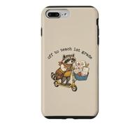 Carcasa para iPhone 7 Plus/8 Plus Off To Teach - Patinete Divertido para Maestros de Primer Grado