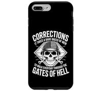 Carcasa para iPhone 7 Plus/8 Plus Oficial de Correcciones Divertido Diciendo Puertas del Infierno Calavera