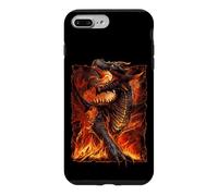 Carcasa para iPhone 7 Plus/8 Plus Oficial Spiral Draconis Flame Gothic Fantasy