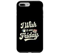 Carcasa para iPhone 7 Plus/8 Plus Ojalá Fuera Viernes café TGIF Vibes de Fin de Semana