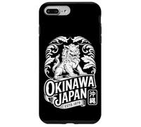 Carcasa para iPhone 7 Plus/8 Plus Okinawa Japón Guardian Shisa Lion Retro Hanko Kanji Souvenir