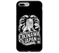 Carcasa para iPhone 7 Plus/8 Plus Okinawa Japón Guardian Shisa Lion Retro Hanko Kanji Souvenir