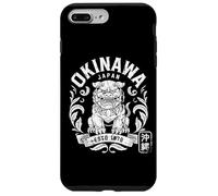 Carcasa para iPhone 7 Plus/8 Plus Okinawa Japón Guardian Shisa Lion Retro Hanko Kanji Souvenir