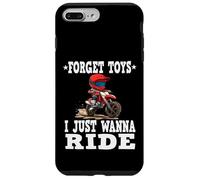 Carcasa para iPhone 7 Plus/8 Plus Olvídate de los Juguetes Que Solo Quiero Montar, Moto de Cross para niños