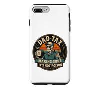 Carcasa para iPhone 7 Plus/8 Plus ON Back Dad Tax Asegurándose de Que no Sea Veneno Esqueleto papá impuesto