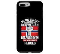 Carcasa para iPhone 7 Plus/8 Plus On The Eighth Day God Created The Norwegian Pride Heroes