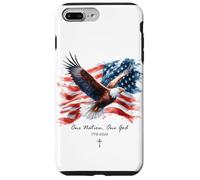 Carcasa para iPhone 7 Plus/8 Plus One Nation, One God - Vintage Watercolor Eagle 1776-2026 250