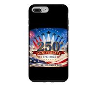 Carcasa para iPhone 7 Plus/8 Plus One Nation Under God - Vintage Jet Airshow 1776-2026 250th