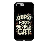 Carcasa para iPhone 7 Plus/8 Plus Oops! I Got Another Cat Fun Kitten Lover Retro Mujeres Gato Mamá