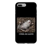 Carcasa para iPhone 7 Plus/8 Plus Opossum I Feel So Alive Playing Dead Humor irónico sarcástico