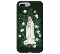 Carcasa para iPhone 7 Plus/8 Plus Oración católica Floral Mary Lily