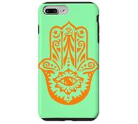 Carcasa para iPhone 7 Plus/8 Plus Orange Hamsa Yoga Mediación