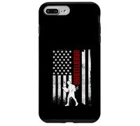 Carcasa para iPhone 7 Plus/8 Plus Orientando la Bandera Estadounidense, Corredor patriótico Estadounidense en apuros