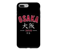 Carcasa para iPhone 7 Plus/8 Plus Osaka Japón arqueado en inglés y Estampado Desgastado Kanji