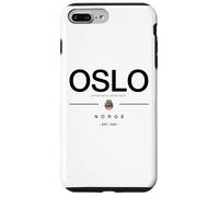 Carcasa para iPhone 7 Plus/8 Plus Oslo Noruega Viaje Familiar a Oslo Regalo Noruega Viajes Noruega