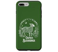 Carcasa para iPhone 7 Plus/8 Plus Ostara Blessings Pagan Spring Lamb Floral Moon Ostara
