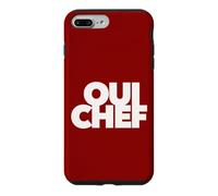 Carcasa para iPhone 7 Plus/8 Plus Oui Chef sí Divertido Restaurante Jefe Personal Empleado Trabajo Trabajo