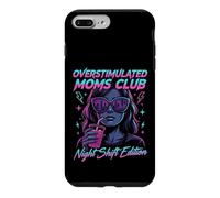 Carcasa para iPhone 7 Plus/8 Plus Overstimulated Moms Club Retro Night Shift Edition Mama