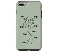 Carcasa para iPhone 7 Plus/8 Plus OW OW Stick Character Figure Humor Chronic Pain Awareness