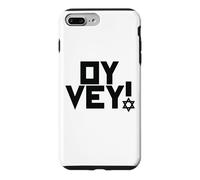 Carcasa para iPhone 7 Plus/8 Plus Oy Vey Funny Jewish Yiddish Hombres Mujeres Niños, Hanukkah Holiday