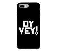 Carcasa para iPhone 7 Plus/8 Plus Oy Vey Funny Jewish Yiddish, Hombres, Mujeres, niños, Hanukkah Holiday