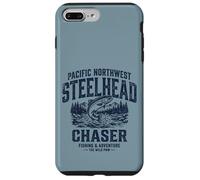 Carcasa para iPhone 7 Plus/8 Plus Pacific Northwest Steelhead Chaser Fishing PNW Trout Angler