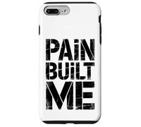 Carcasa para iPhone 7 Plus/8 Plus Pain Built me Frase Motivacional Aspecto Usado