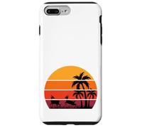 Carcasa para iPhone 7 Plus/8 Plus Palmeras Gacelas Safari Sabana Puesta de Sol África Recuerdo