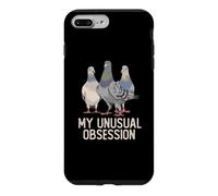 Carcasa para iPhone 7 Plus/8 Plus Palomas: Mi Inusual obsesión Amante de Las Palomas