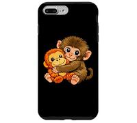 Carcasa para iPhone 7 Plus/8 Plus Panchi Kun The Abandoned Monkey Japan Zoo Punch Peluche