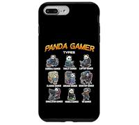 Carcasa para iPhone 7 Plus/8 Plus Panda Gamer Types Diverse Gamer Graphic para Niños, Hombres Niños