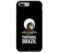 Carcasa para iPhone 7 Plus/8 Plus Pantanal Brasil Nutria Gigante Atardecer Río