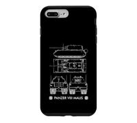 Carcasa para iPhone 7 Plus/8 Plus Panzer VIII Maus Tanque Alemán WW2