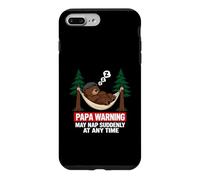 Carcasa para iPhone 7 Plus/8 Plus Papa Bear Warning May Nap Suddenly At Any Time