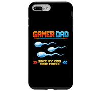 Carcasa para iPhone 7 Plus/8 Plus Papá Jugador Desde Que mis Hijos Eran píxeles, Divertido Adulto de los 80 y 90