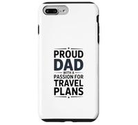 Carcasa para iPhone 7 Plus/8 Plus Papá Orgulloso con pasión por los Planes de Viaje