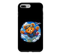 Carcasa para iPhone 7 Plus/8 Plus Paracaidismo Lindo Oso De Peluche Valiente Aventura Formas
