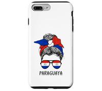 Carcasa para iPhone 7 Plus/8 Plus Paraguayan Paraguaya Girl Paraguayan Heritage Paraguay Flag