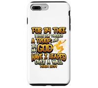 Carcasa para iPhone 7 Plus/8 Plus Parkour Christian Atleta Versículo de la Biblia Religioso Freerunning