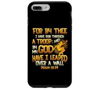 Carcasa para iPhone 7 Plus/8 Plus Parkour Christian Atleta Versículo de la Biblia Religioso Freerunning