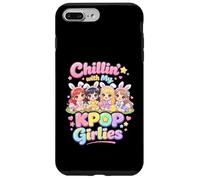 Carcasa para iPhone 7 Plus/8 Plus Pascua KPOP Music Chillin with My K-Pop Chicas Mujeres Chicas