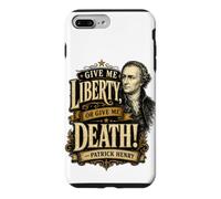 Carcasa para iPhone 7 Plus/8 Plus Patrick Henry Give Me Liberty or Death Cita histórica